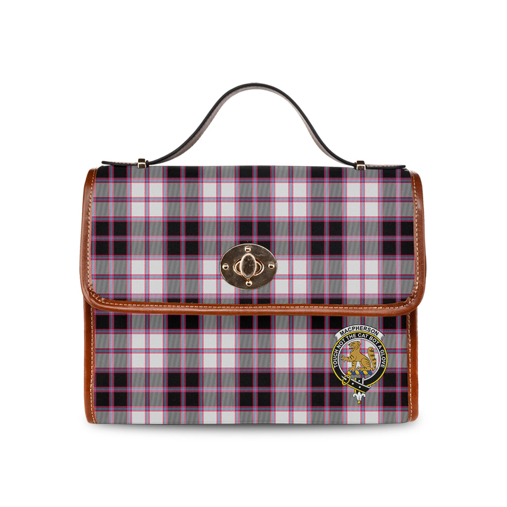 macpherson-hunting-modern-tartan-leather-strap-waterproof-canvas-bag-with-family-crest