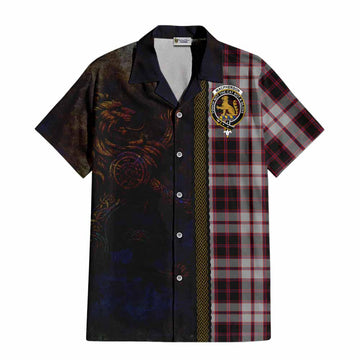 MacPherson (McPherson) Tartan Family Crest Hawaiian Shirt Alba Gu Brath Be Brave Lion Ancient Style
