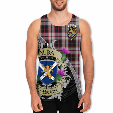 MacPherson (McPherson) Tartan Family Crest Men's Tank Top Lion Rampant Royal Thistle Shield Celtic Inspired