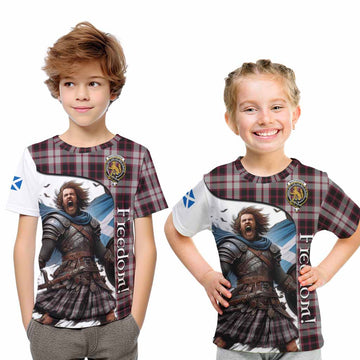 MacPherson (McPherson) Crest Tartan Kid T-Shirt Inspired by the Freedom of Scottish Warrior