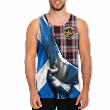 MacPherson (McPherson) Tartan Men's Tank Top with Family Crest Scotland Patriotic Style