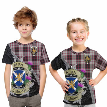 MacPherson (McPherson) Tartan Family Crest Kid T-Shirt Lion Rampant Royal Thistle Shield Celtic Inspired