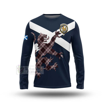 Tartan Vibes Clothing MacPherson (McPherson) Tartan Lion Rampant Long Sleeve T-Shirt – Proudly Display Your Heritage with Alba Gu Brath and Clan Name