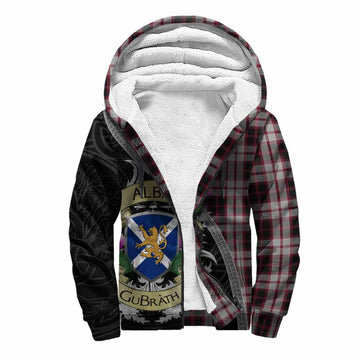MacPherson (McPherson) Tartan Family Crest Sherpa Hoodie Lion Rampant Royal Thistle Shield Celtic Inspired