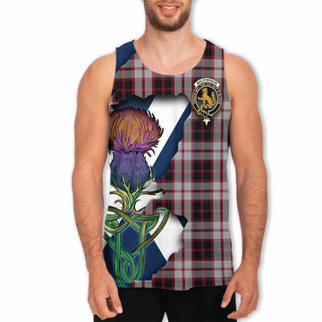 MacPherson (McPherson) Tartan Family Crest Men's Tank Top Scottish Thistle Celtic Inspired