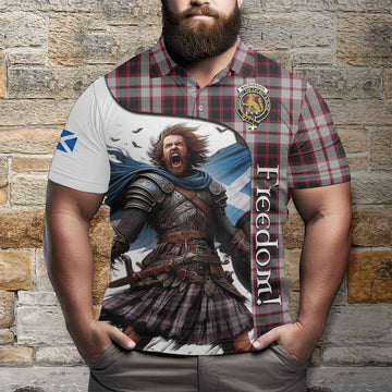 Tartan Vibes Clothing MacPherson (McPherson) Crest Tartan Polo Shirt Inspired by the Freedom of Scottish Warrior