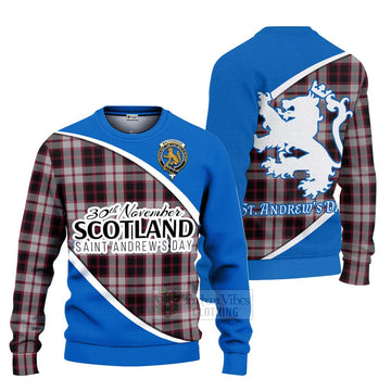 Tartan Vibes Clothing MacPherson (McPherson) Family Crest Tartan Knitted Sweater Celebrate Saint Andrew's Day in Style