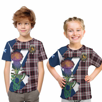 MacPherson (McPherson) Tartan Family Crest Kid T-Shirt Scottish Thistle Celtic Inspired