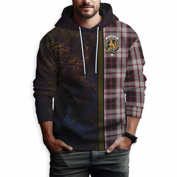 MacPherson (McPherson) Tartan Family Crest Hoodie Alba Gu Brath Be Brave Lion Ancient Style