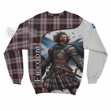 MacPherson (McPherson) Crest Tartan Sweatshirt Inspired by the Freedom of Scottish Warrior