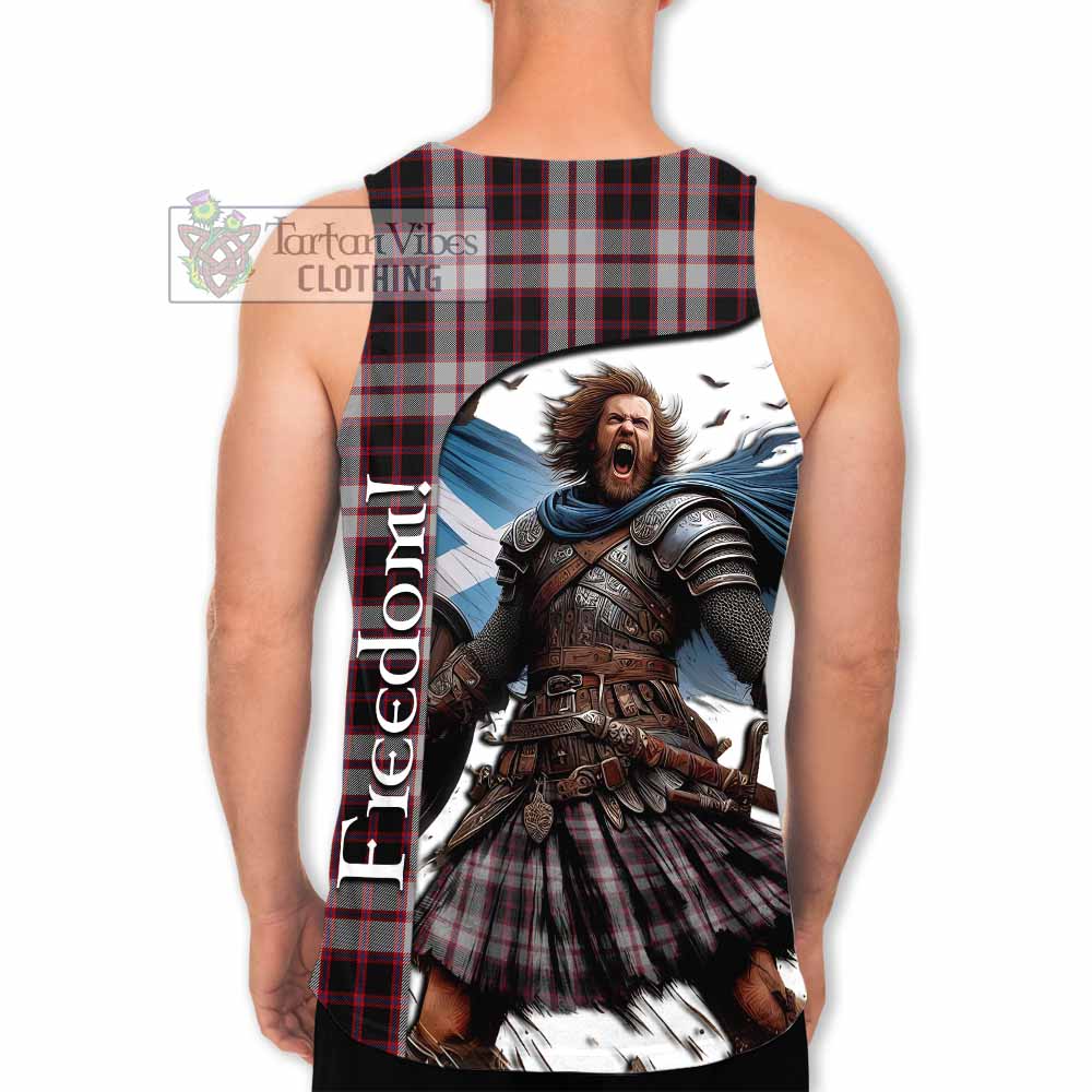 Tartan Vibes Clothing MacPherson (McPherson) Crest Tartan Men's Tank Top Inspired by the Freedom of Scottish Warrior