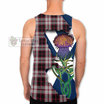 MacPherson (McPherson) Tartan Family Crest Men's Tank Top Scottish Thistle Celtic Inspired