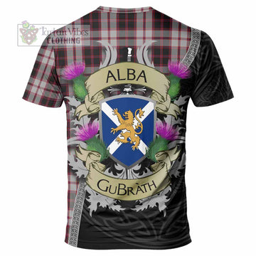Tartan Vibes Clothing MacPherson (McPherson) Tartan Family Crest T-Shirt Lion Rampant Royal Thistle Shield Celtic Inspired