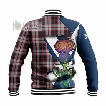 MacPherson (McPherson) Tartan Family Crest Baseball Jacket Scottish Thistle Celtic Inspired