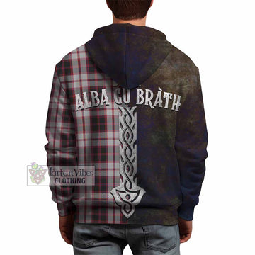 MacPherson (McPherson) Tartan Family Crest Hoodie Alba Gu Brath Be Brave Lion Ancient Style