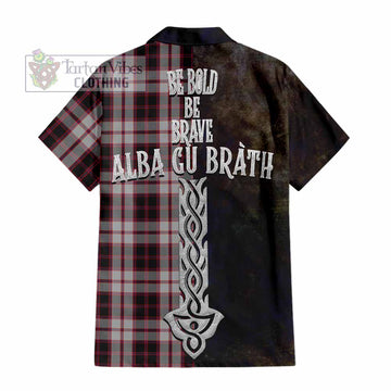 MacPherson (McPherson) Tartan Family Crest Hawaiian Shirt Alba Gu Brath Be Brave Lion Ancient Style