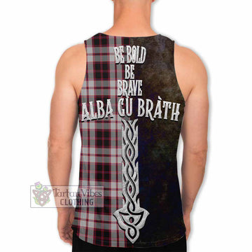 MacPherson (McPherson) Tartan Family Crest Men's Tank Top Alba Gu Brath Be Brave Lion Ancient Style