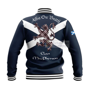 MacPherson (McPherson) Tartan Lion Rampant Baseball Jacket Proudly Display Your Heritage with Alba Gu Brath and Clan Name
