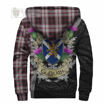 MacPherson (McPherson) Tartan Family Crest Sherpa Hoodie Lion Rampant Royal Thistle Shield Celtic Inspired