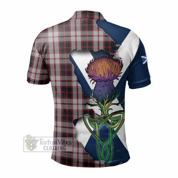 MacPherson (McPherson) Tartan Family Crest Polo Shirt Scottish Thistle Celtic Inspired