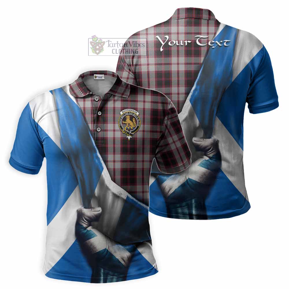 MacPherson (McPherson) Tartan Polo Shirt with Family Crest Scotland Patriotic Style - Tartan Vibes Clothing