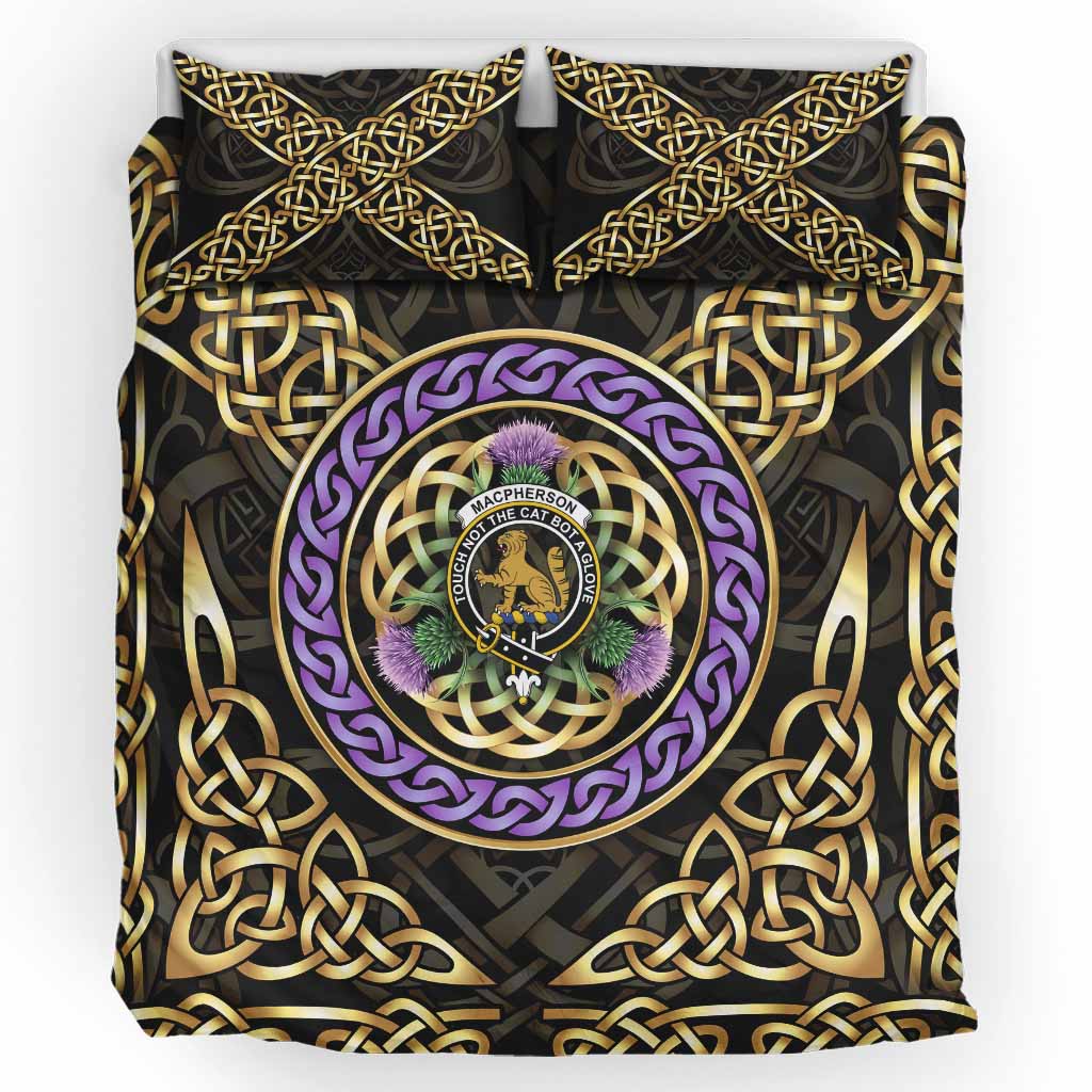 MacPherson (McPherson) Clan Crest Bedding Set Celtic Scottish Thistle