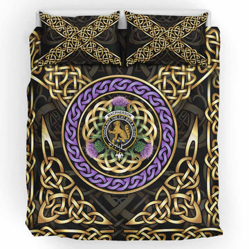 MacPherson (McPherson) Clan Crest Bedding Set Celtic Scottish Thistle