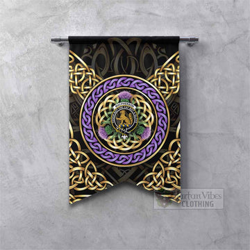 MacPherson (McPherson) Clan Crest Gonfalon Celtic Scottish Thistle