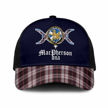 MacPherson (McPherson) Clan DNA Tartan Mesh Trucker Cap One Size (Adjustable) Black - Tartan Vibes Clothing