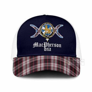 MacPherson (McPherson) Clan DNA Tartan Mesh Trucker Cap One Size (Adjustable) White - Tartan Vibes Clothing