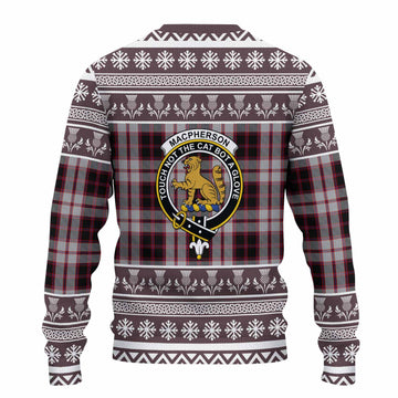 MacPherson (McPherson) Clan Tartan Christmas Ugly Sweater with Family Crest - Tartan Vibes Clothing