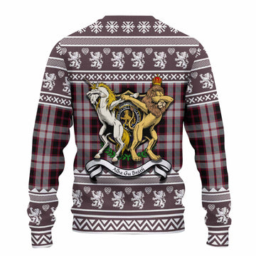 MacPherson (McPherson) Clan Tartan Crest Christmas Ugly Sweater Coat of Arms Funny Style - Tartan Vibes Clothing