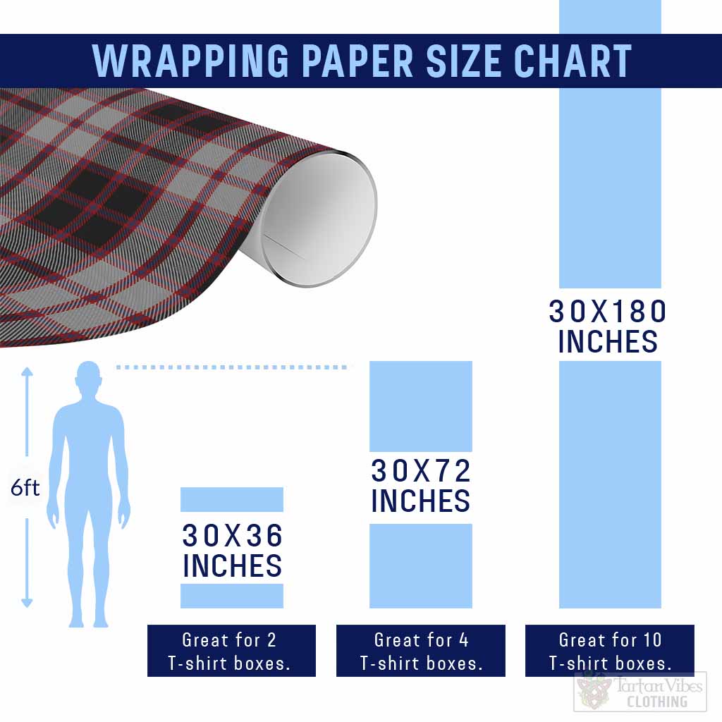 MacPherson (McPherson) Classic Tartan Wrapping Paper, Classic Scottish Plaid Gift Wrap