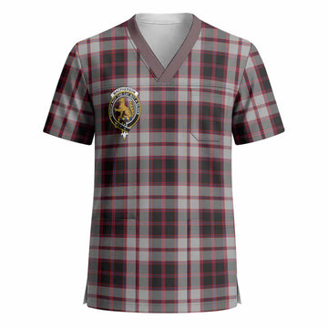 MacPherson (McPherson) Crest Tartan Scrub Top - Tartan Vibes Clothing