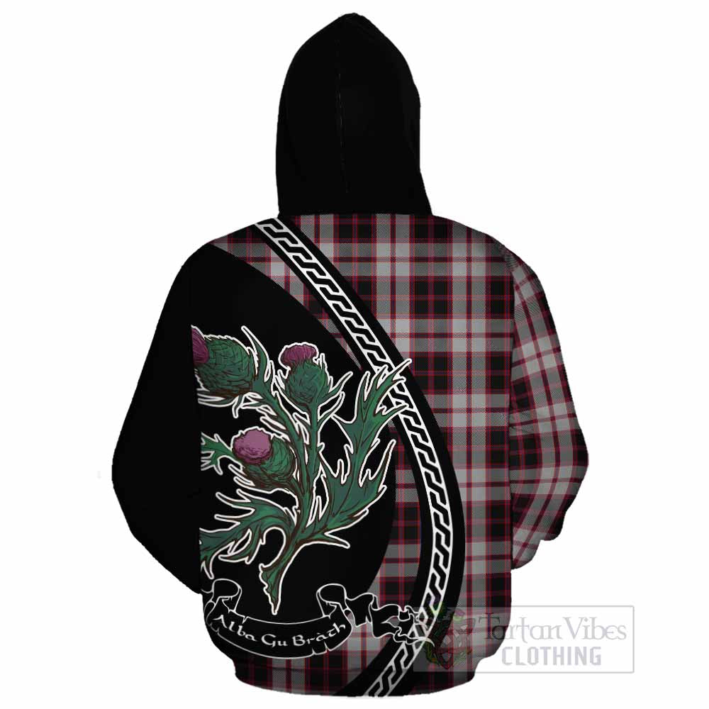 MacPherson (McPherson) Family Crest Tartan Cotton Hoodie Alba Thistle Inspired - Tartan Vibes Clothing