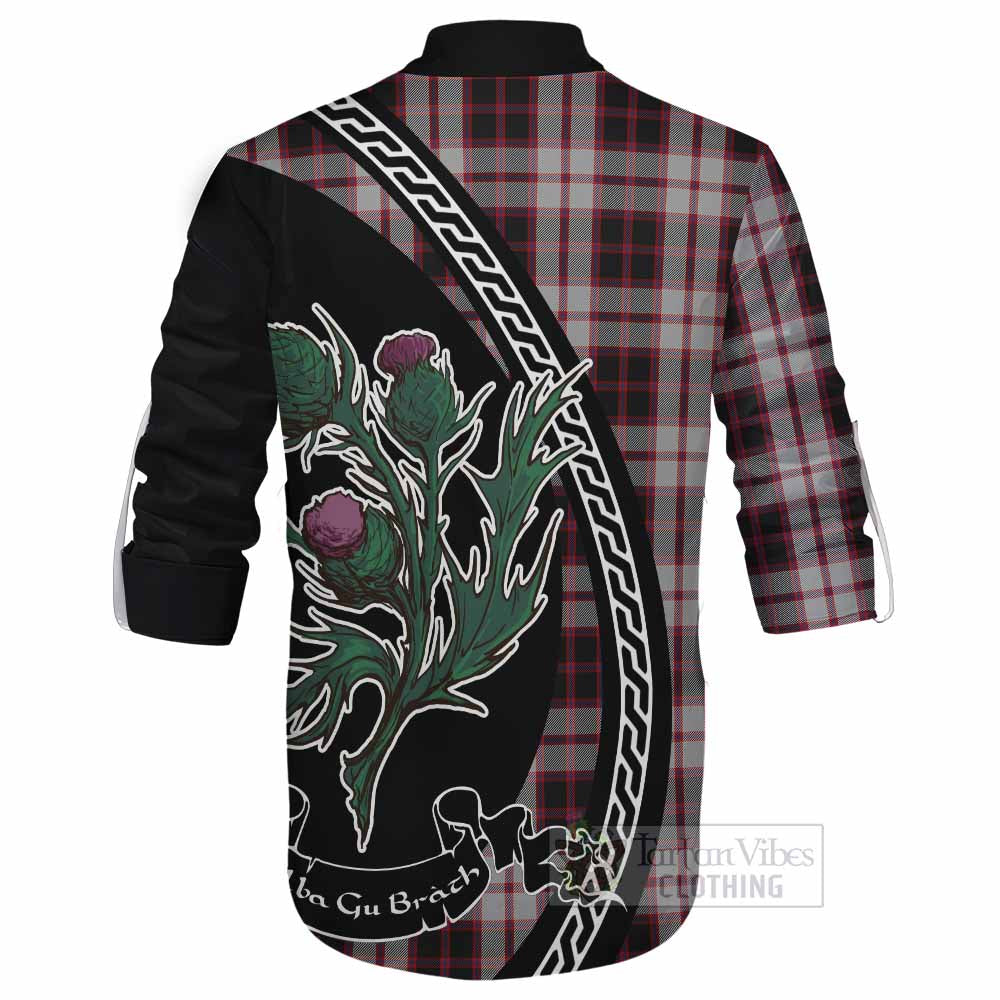 MacPherson (McPherson) Family Crest Tartan Ghillie Shirt Alba Thistle Inspired - Tartan Vibes Clothing