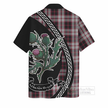 MacPherson (McPherson) Family Crest Tartan Hawaiian Shirt Alba Thistle Inspired