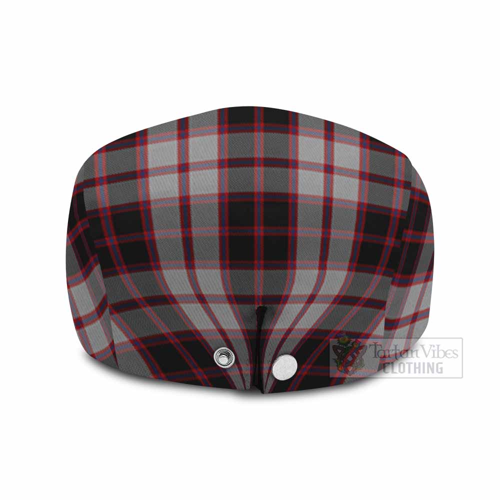 MacPherson (McPherson) Family Crest Tartan Jeff Cap, Tartan Flat Cap