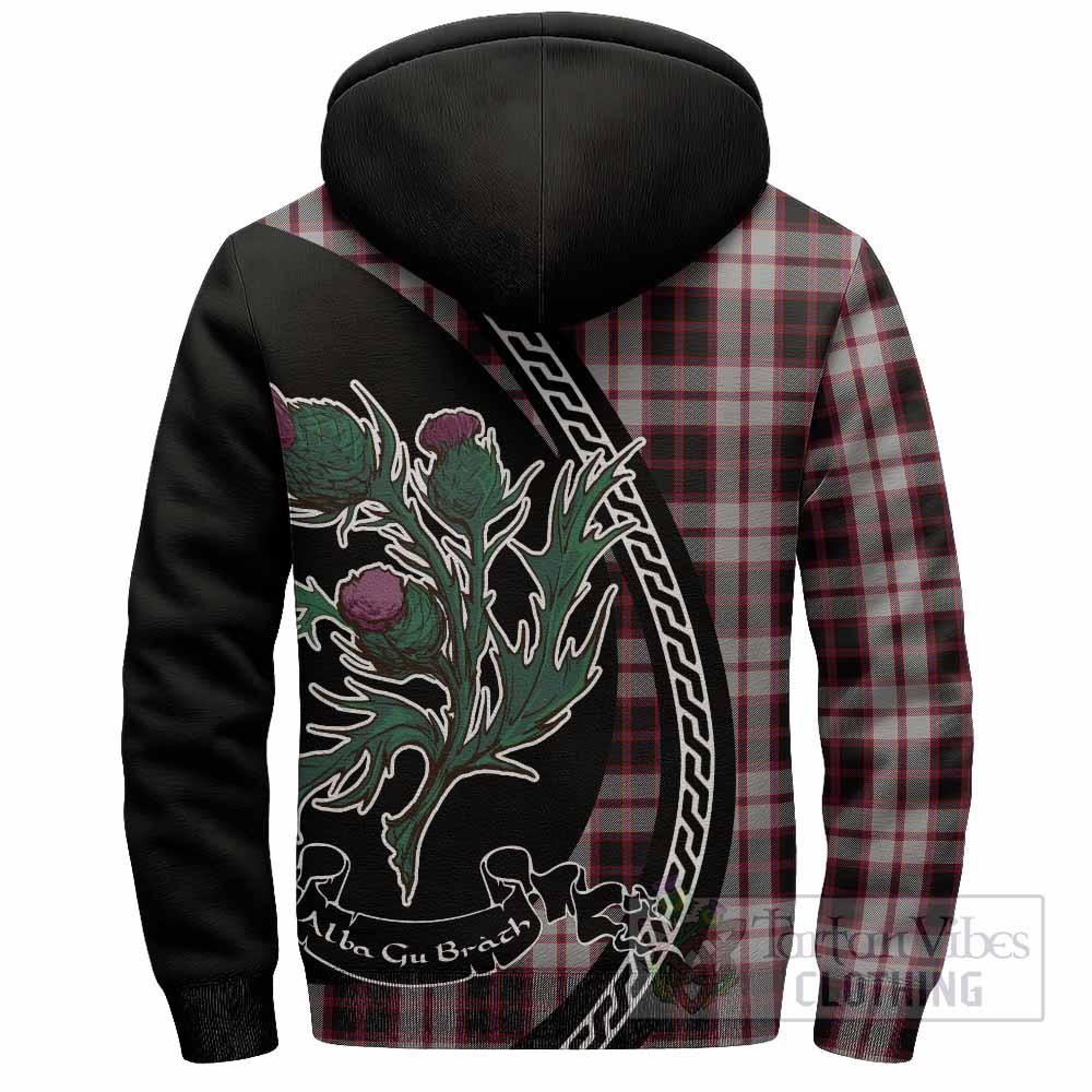 MacPherson (McPherson) Family Crest Tartan Sherpa Hoodie Alba Thistle Inspired - Tartan Vibes Clothing