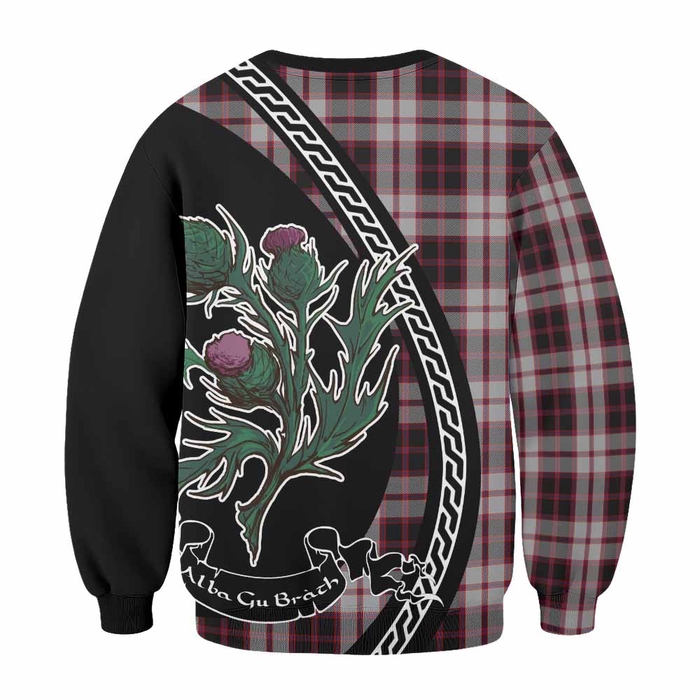MacPherson (McPherson) Family Crest Tartan Sweatshirt Alba Thistle Inspired - Tartan Vibes Clothing