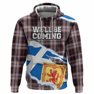 MacPherson (McPherson) Scotland Football Tartan Hoodie We'll Be Coming