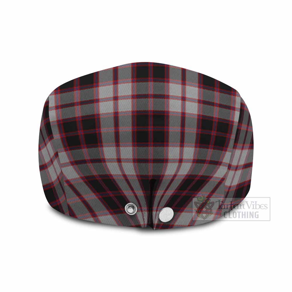 MacPherson (McPherson) Scotland Tartan Crest Thistle Heritage Flat Cap, Jeff Cap - Tartan Vibes Clothing