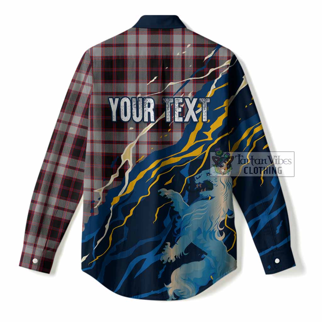 MacPherson (McPherson) Scotland Tartan Women Casual Shirt WC2026 Football - We'll Be Coming