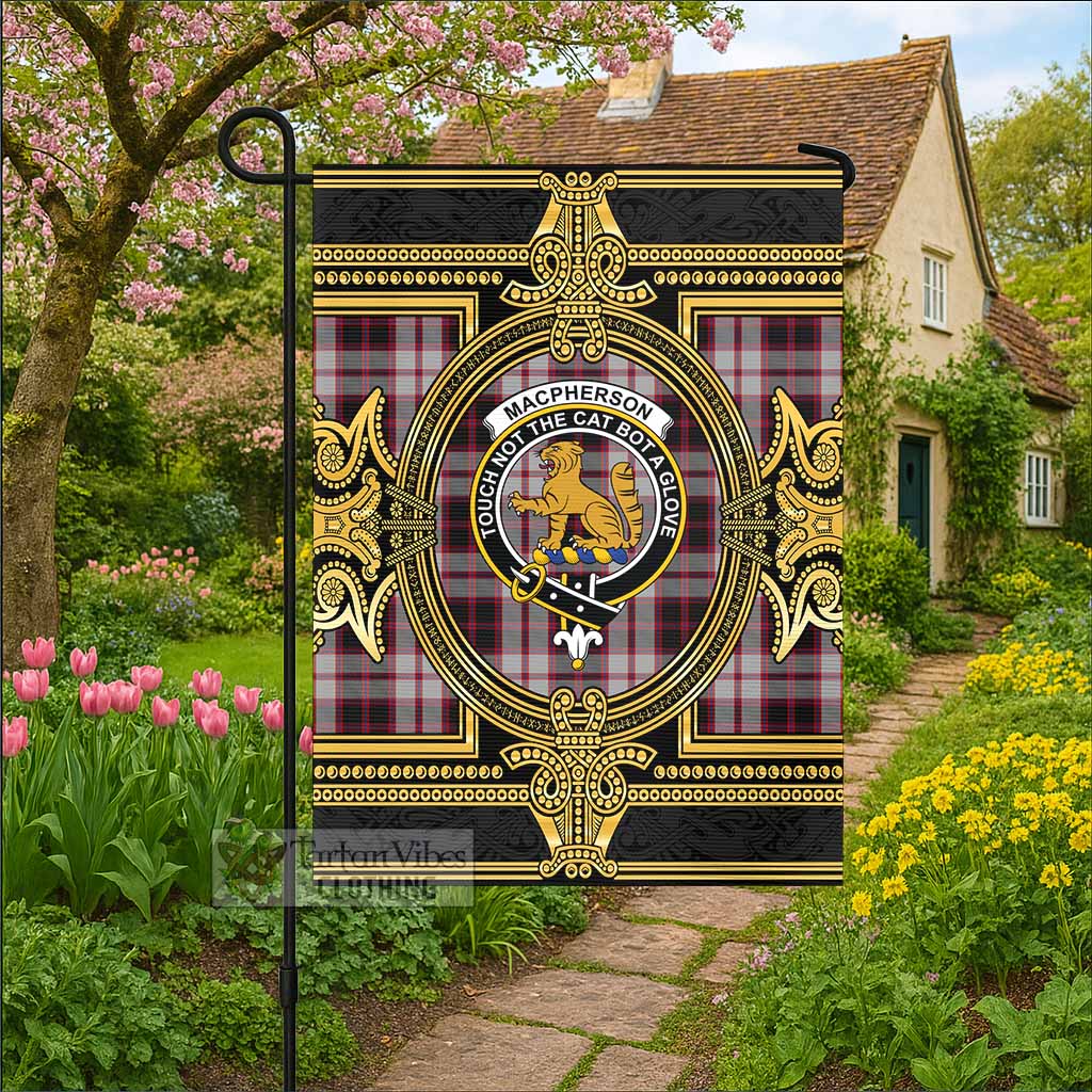 MacPherson (McPherson) Scottish Tartan Crest Garden Flag Royal Stylized - Tartan Vibes Clothing