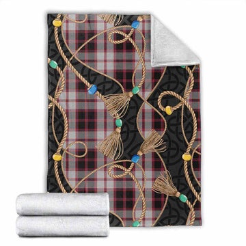 MacPherson (McPherson) Scottish Tartan Twisted Ropes Stylized Blanket X-Large 59 x 79 inches 150 x 200 cm - Tartan Vibes Clothing