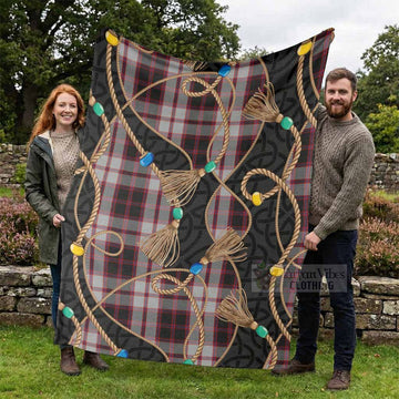 MacPherson (McPherson) Scottish Tartan Twisted Ropes Stylized Blanket - Tartan Vibes Clothing