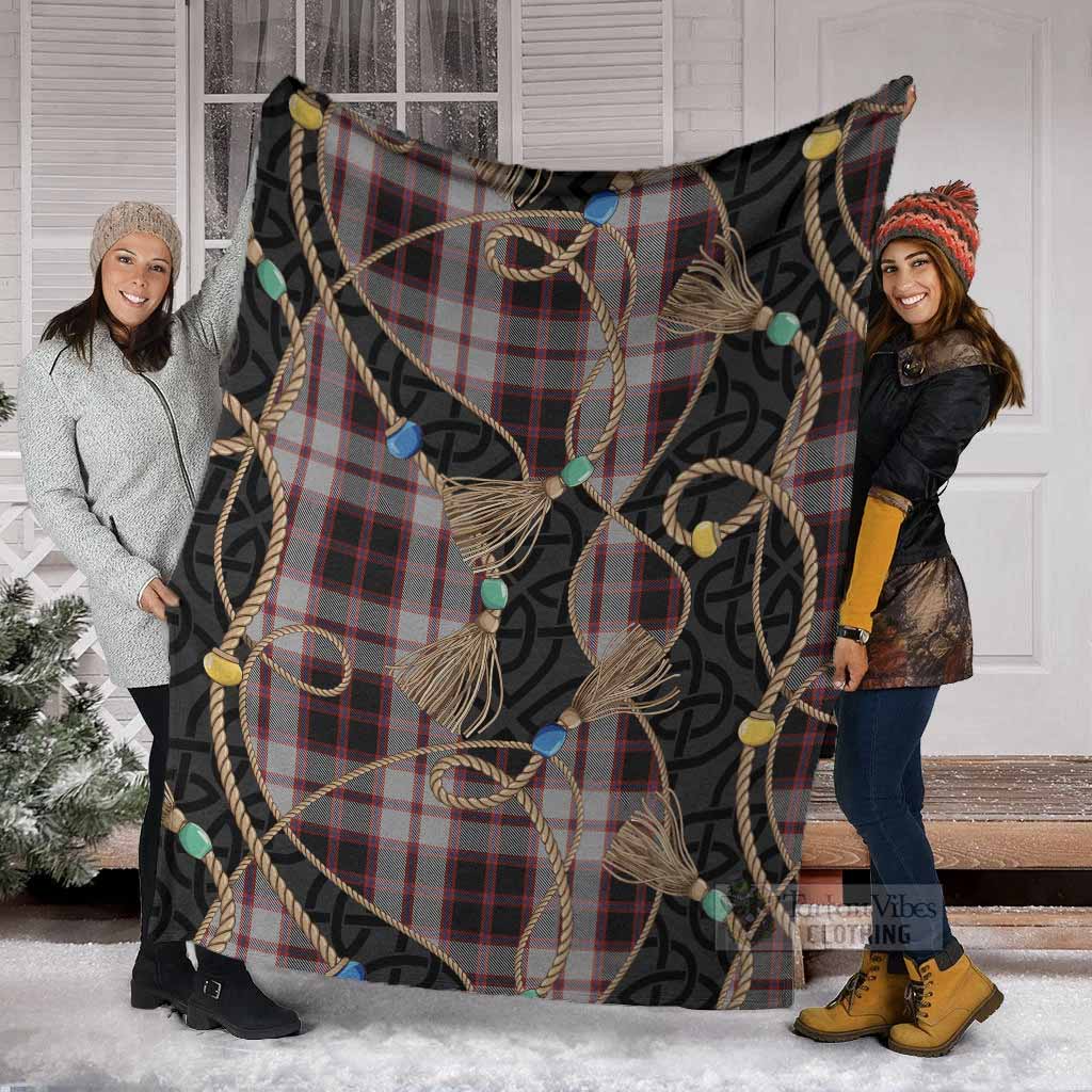 MacPherson (McPherson) Scottish Tartan Twisted Ropes Stylized Blanket - Tartan Vibes Clothing