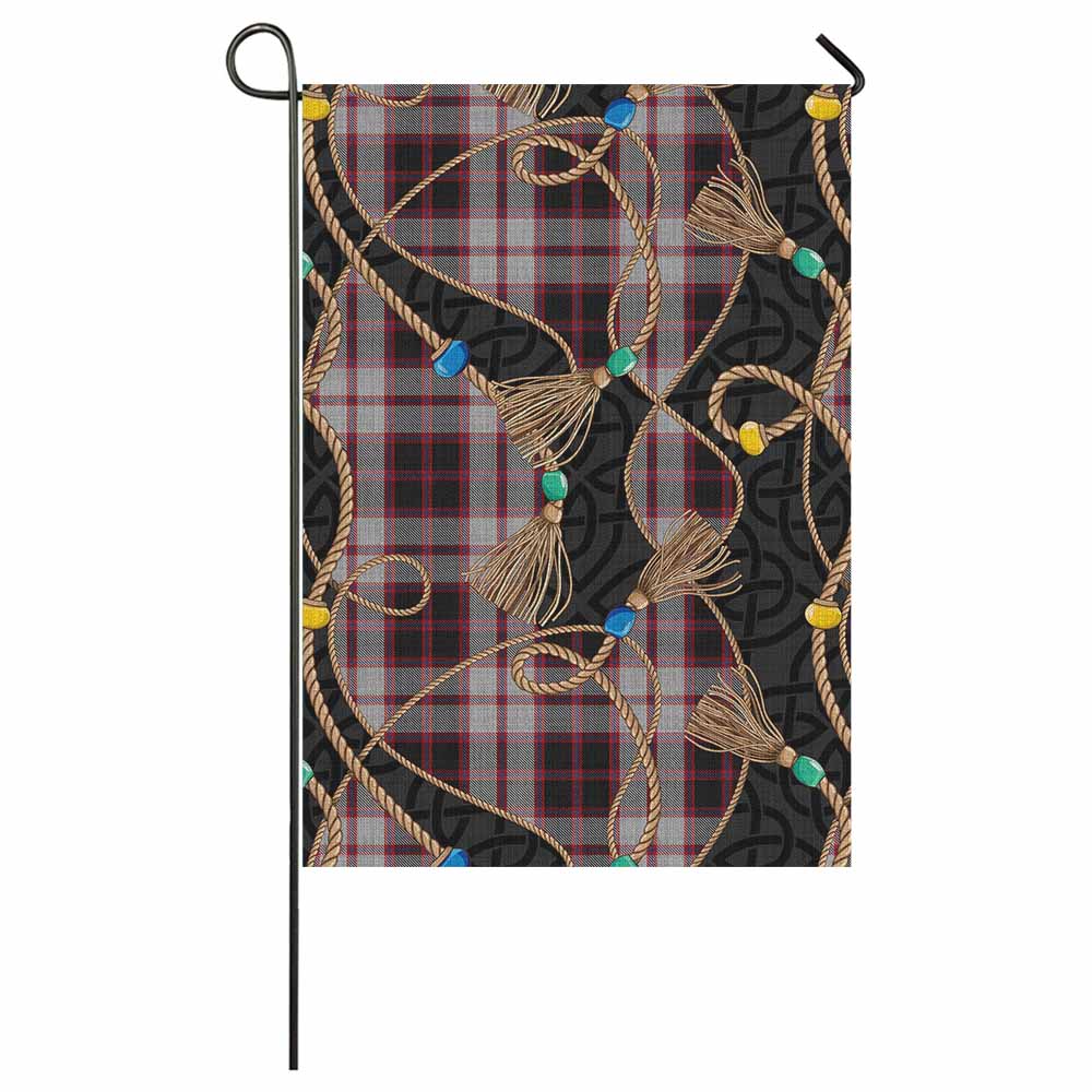 MacPherson (McPherson) Scottish Tartan Twisted Ropes Stylized Garden Flag 59 × 35 in (150 × 89 cm) - Tartan Vibes Clothing