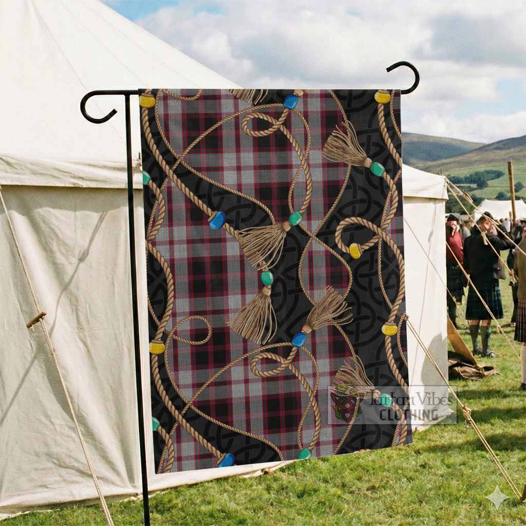 MacPherson (McPherson) Scottish Tartan Twisted Ropes Stylized Garden Flag - Tartan Vibes Clothing