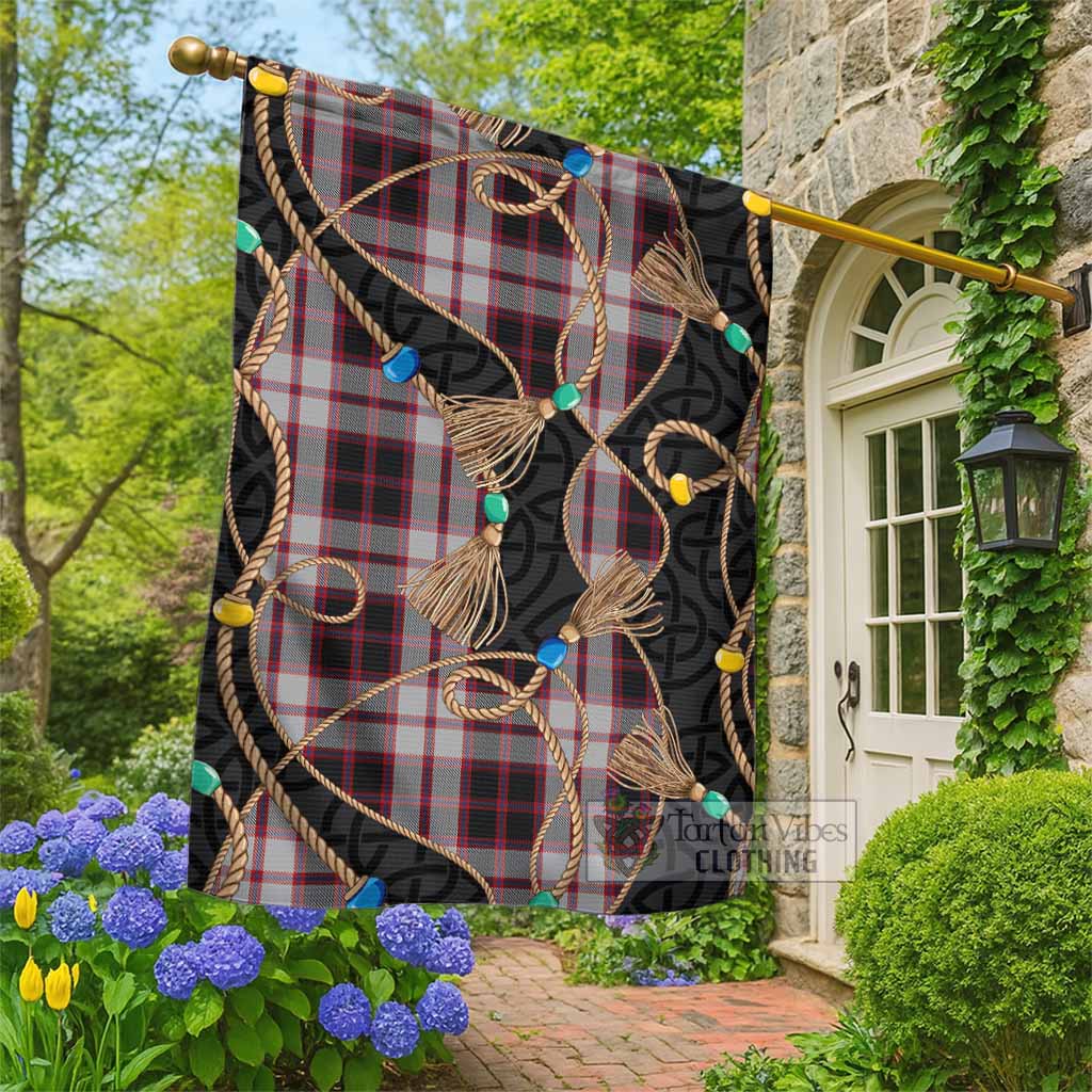 MacPherson (McPherson) Scottish Tartan Twisted Ropes Stylized Garden Flag - Tartan Vibes Clothing